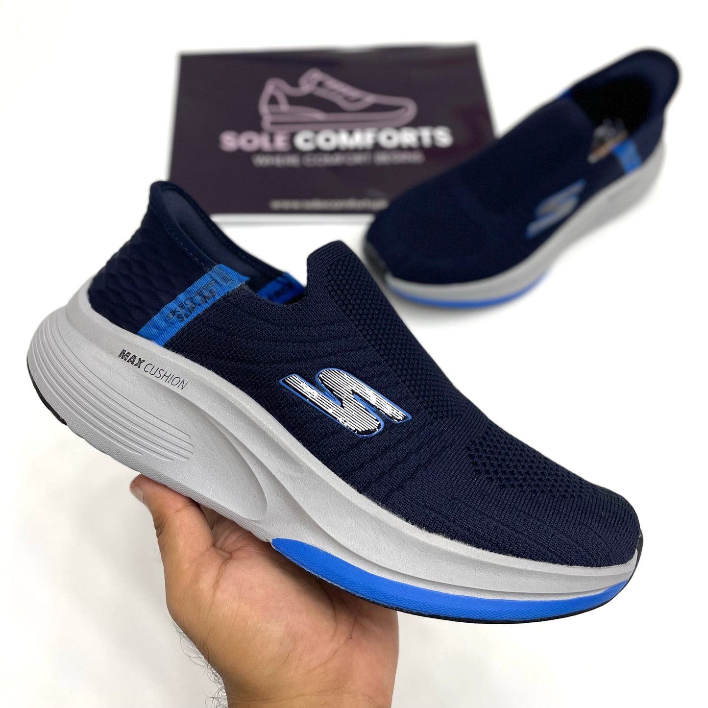 Skechers Slip ins-Archfit-Blue Grey