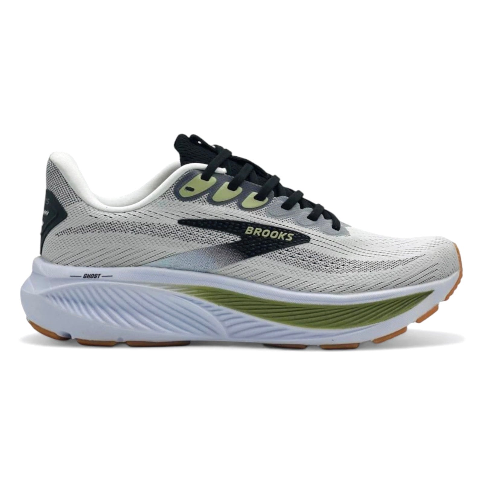 Brooks Ghost 17 - White Green