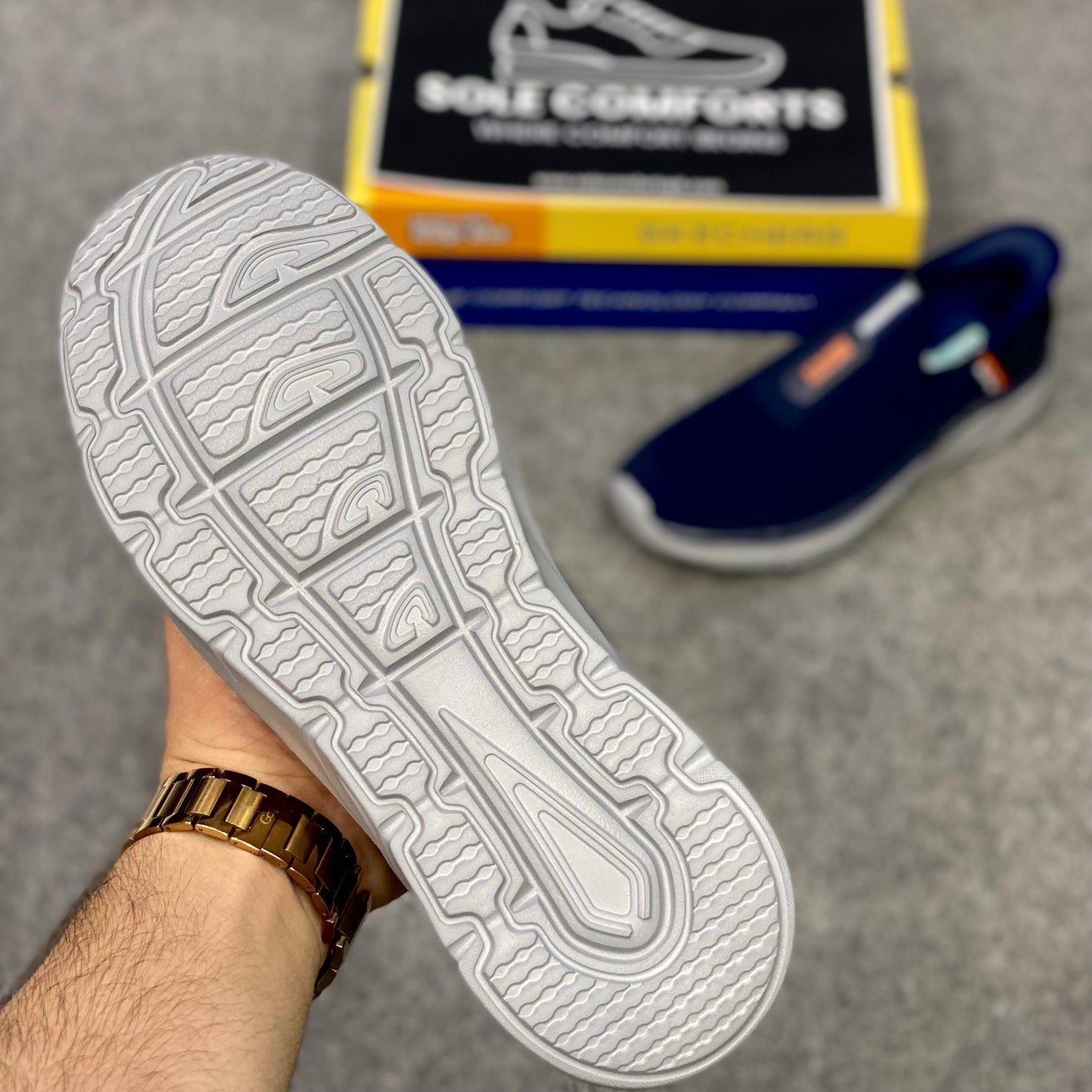 Skechers Go Walk Slip-Ins (Navy)