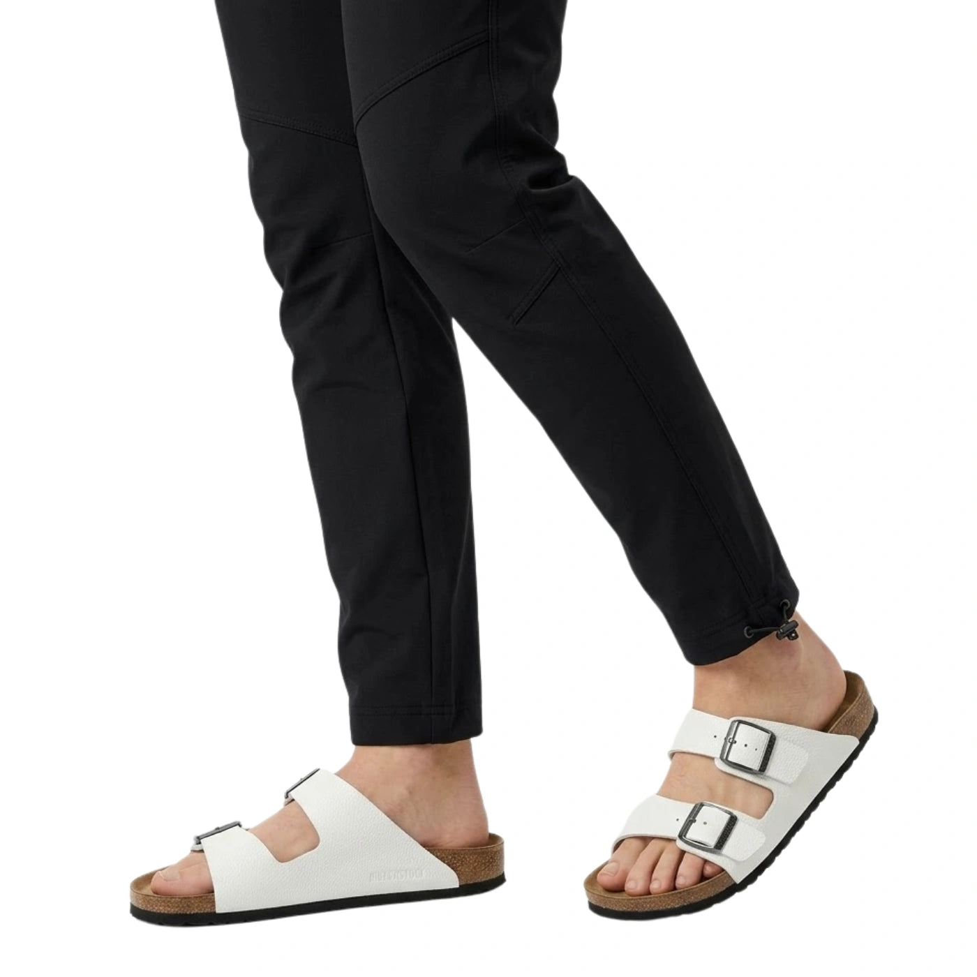 1st Running Double Strap Premium Slide “White”