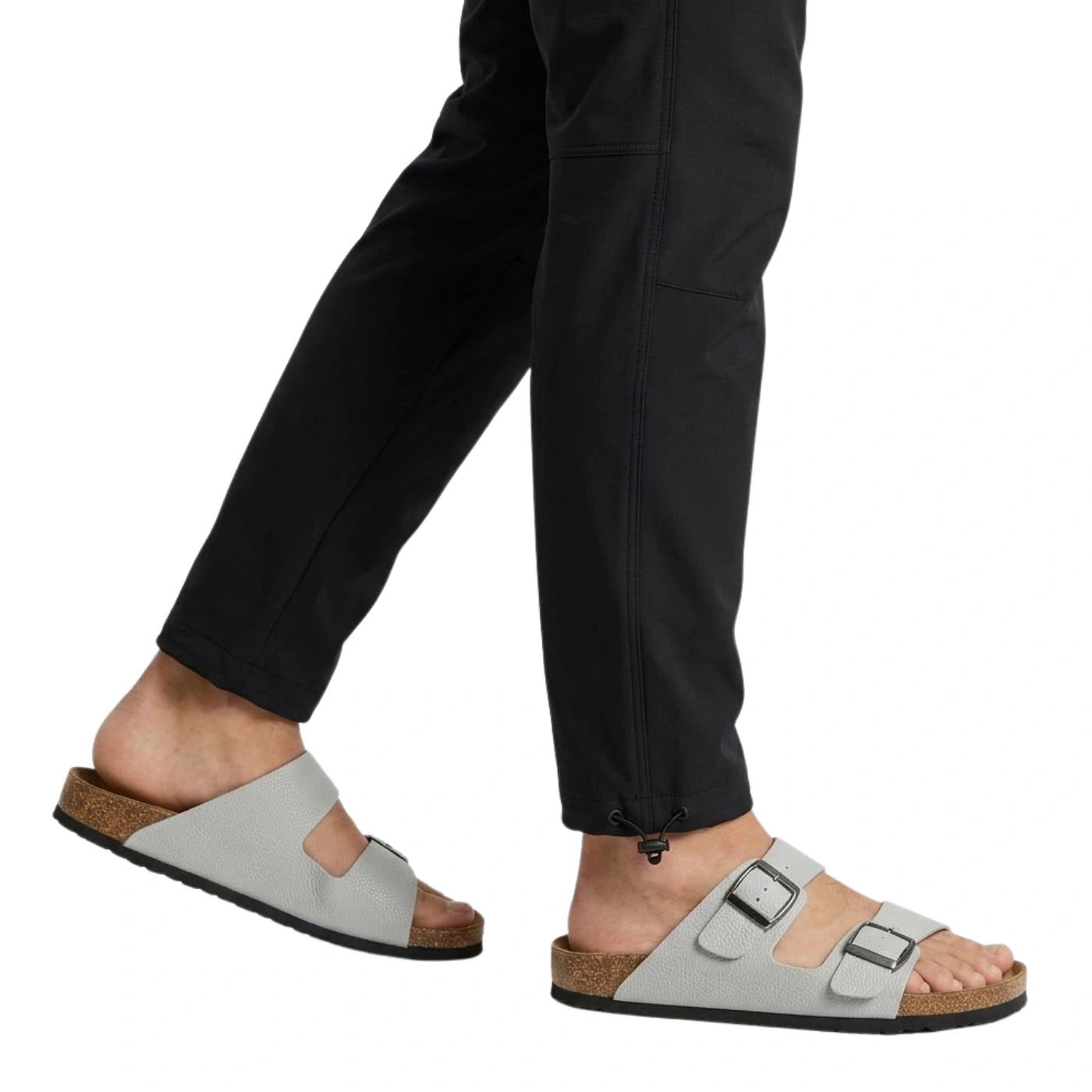 1st Running Double Strap Premium Slide “Grey”