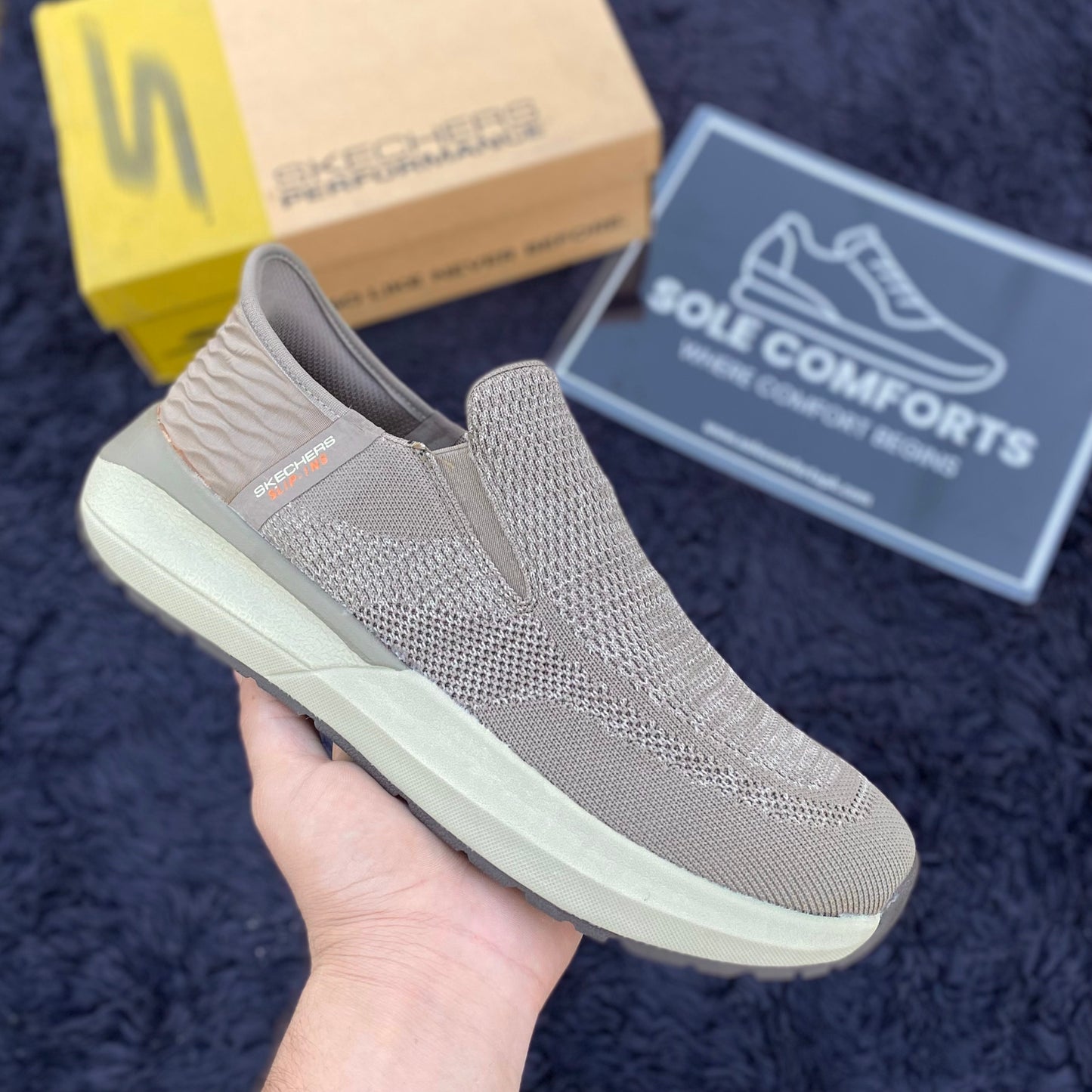 Sketchers Slips Ins “Khakhi”