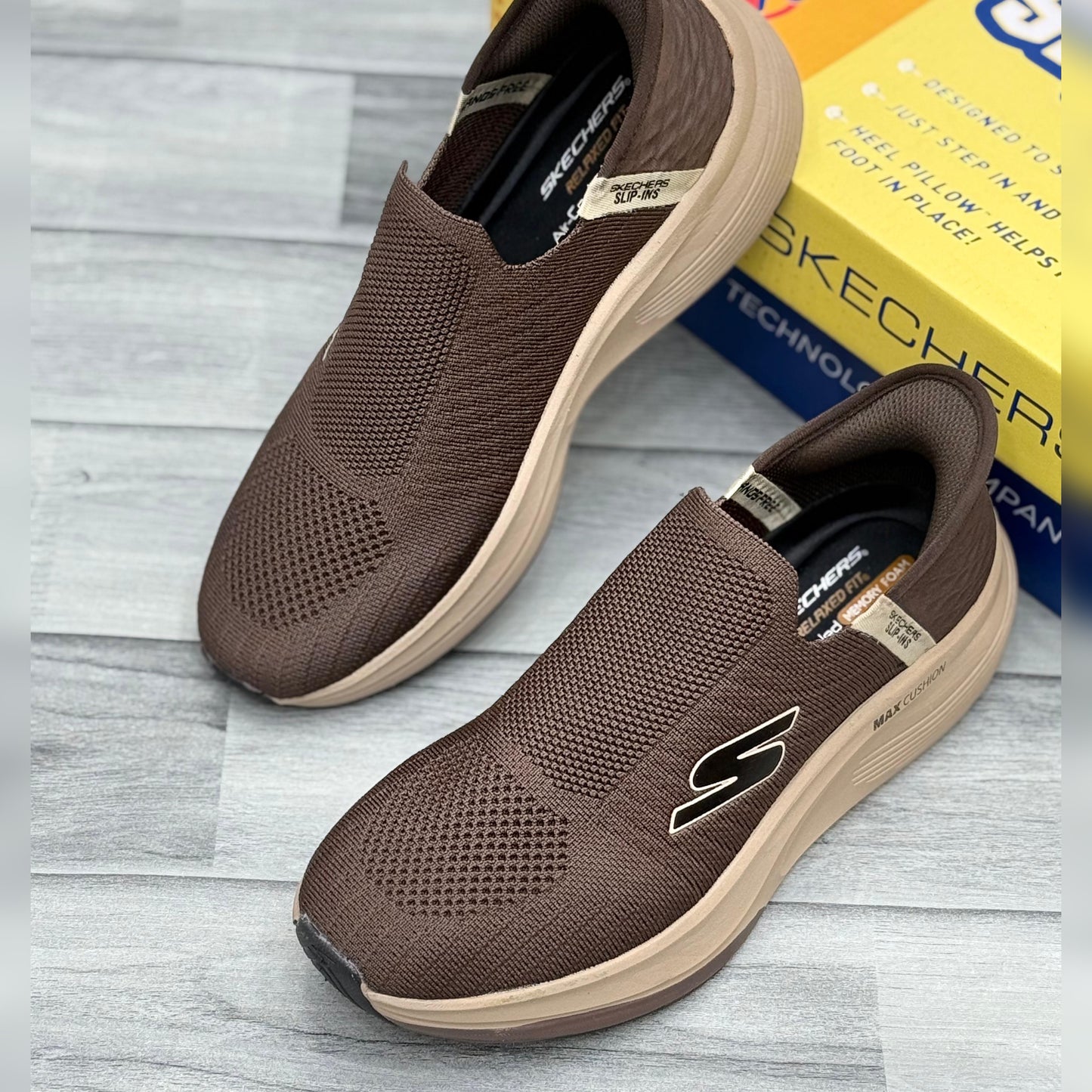 Skechers Slip ins-Archfit-Chocolate Brown