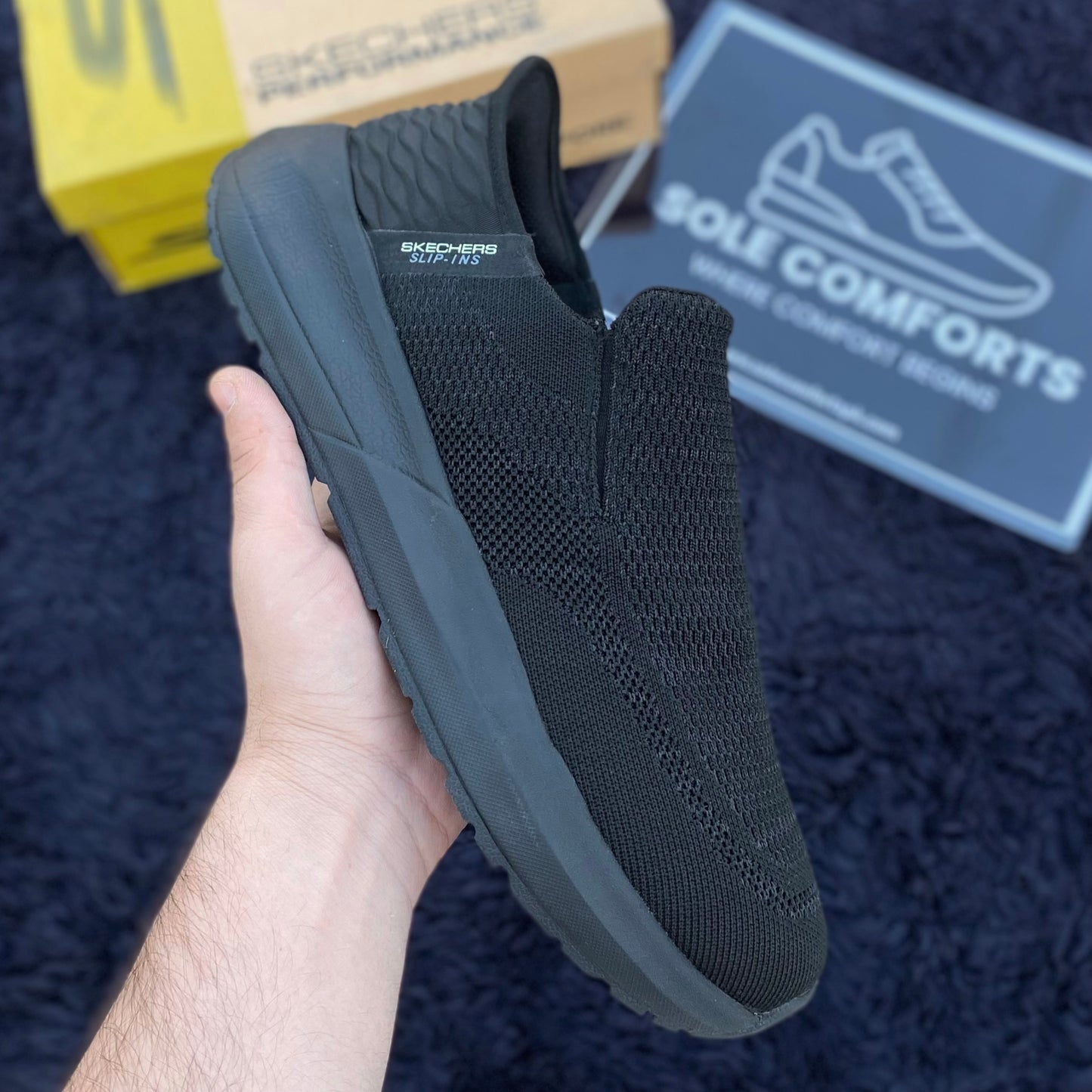 Sketchers Slip Ins “Black”