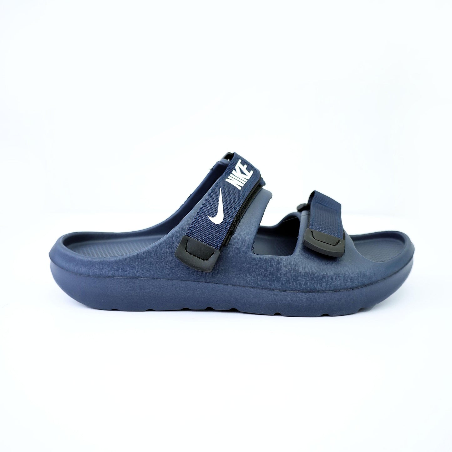 Nike Double Belt Slide-Blue