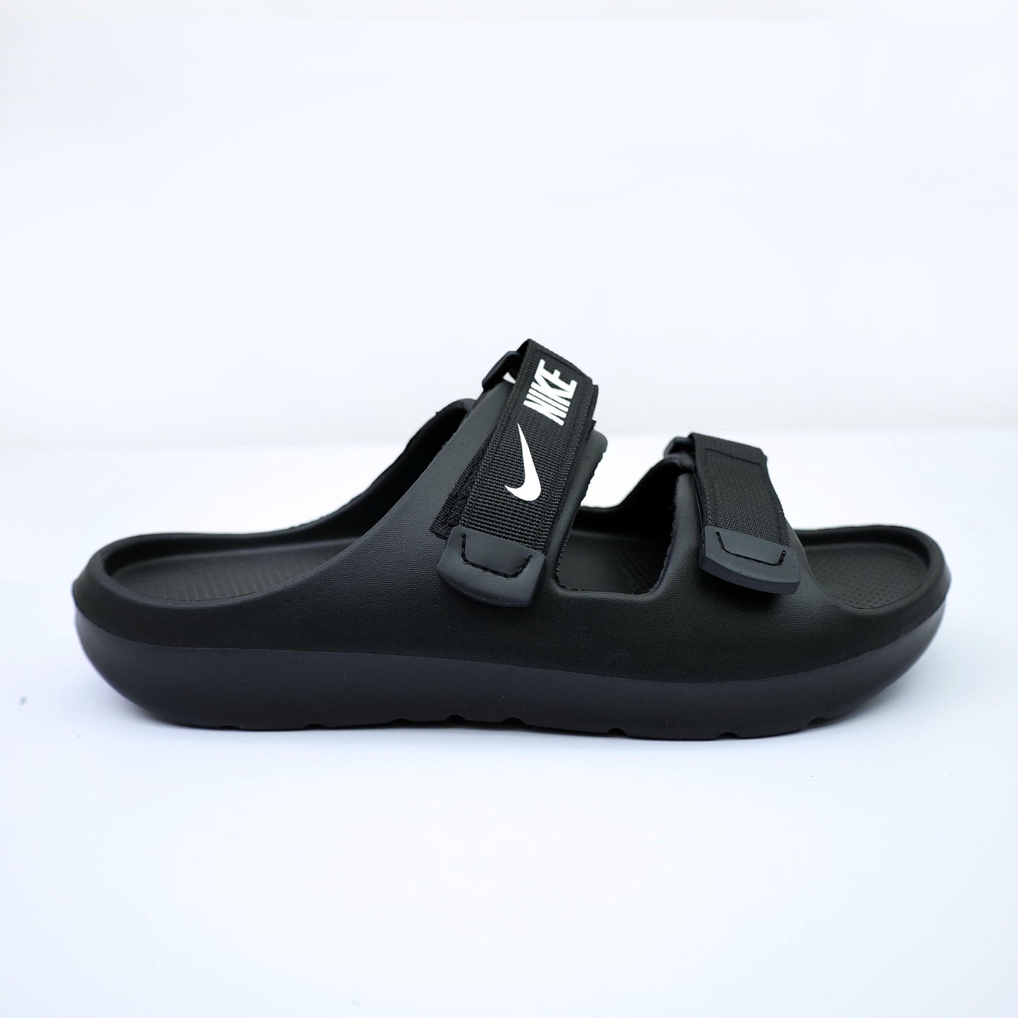 Nike Double Belt Slide-Black