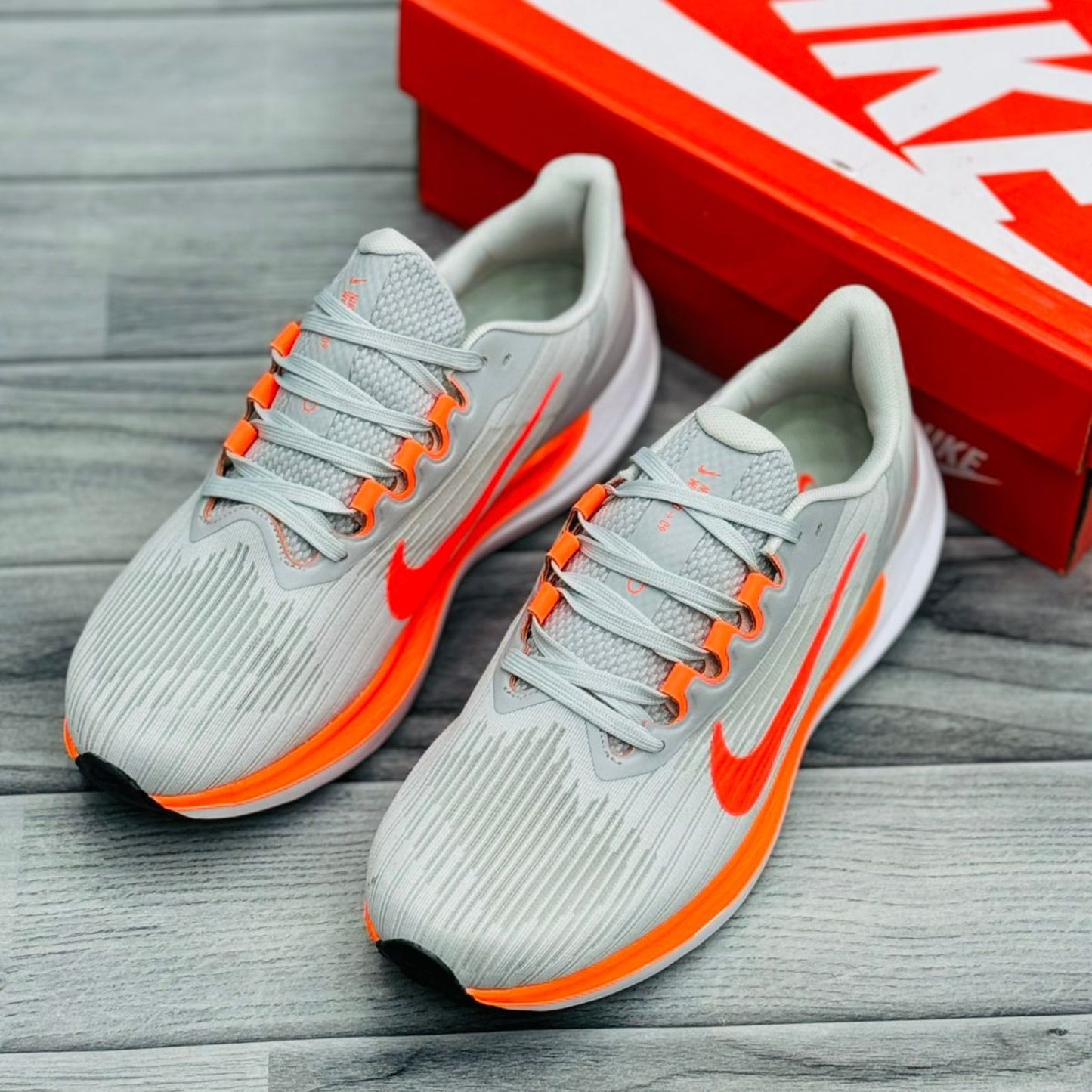 Nk Air Winflo 9 - GREY ORANGE