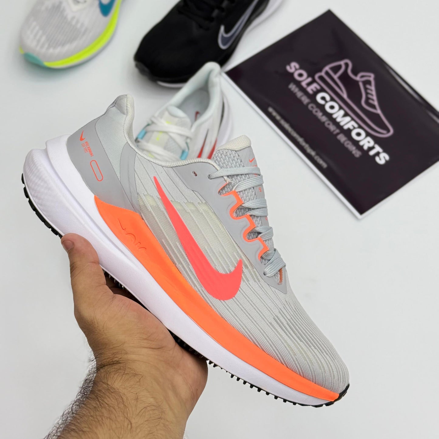 Nk Air Winflo 9 - GREY ORANGE