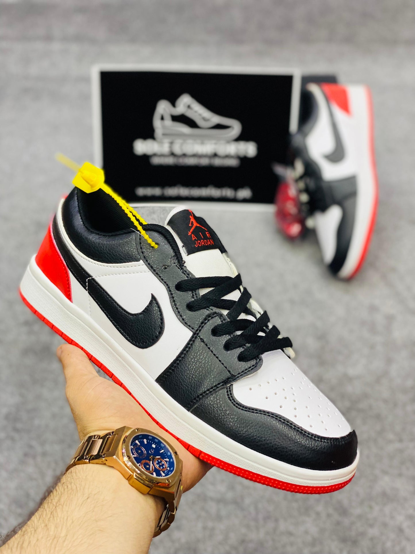 Nike Air Jordan 1 Low Gym Red Toe