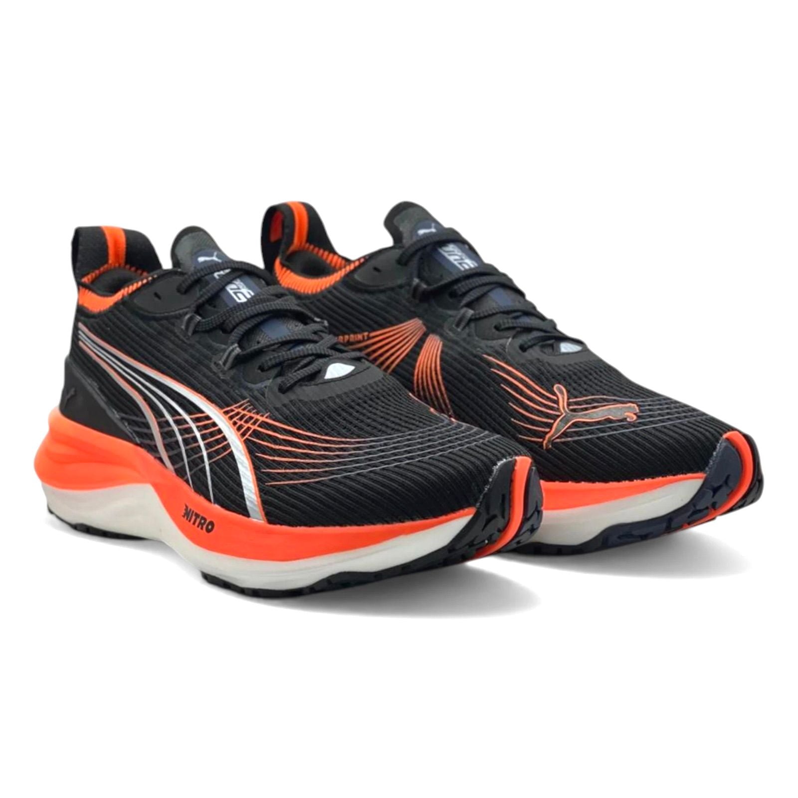 Puma ForeverRun Nitro 2 - BLACK Orange