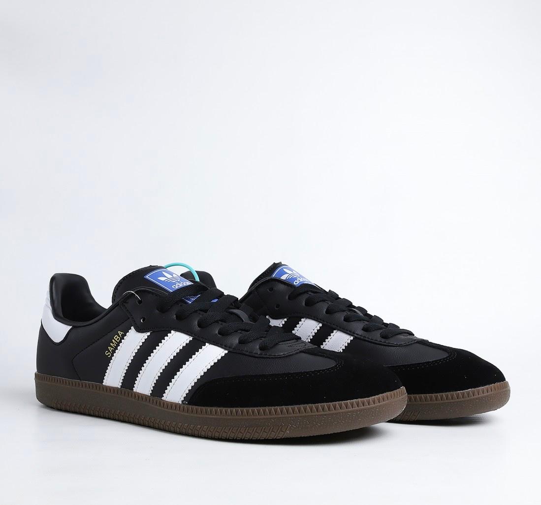 Adidas Samba Vegan Full Black Gum® - Sole Comforts